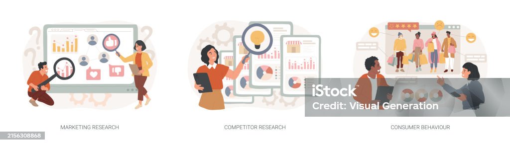 Targeting Vector Design Cre Targeting Strategy Isolated Concept Vector Illustration Set Stock ...