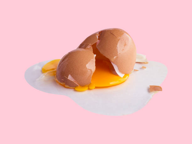 istock organic egg broken.cooking food ingredient. 2156319650