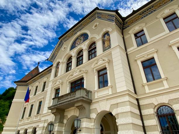 istock Liechtenstein - Vaduz - Government building ( National Parliament Building) 2156327542