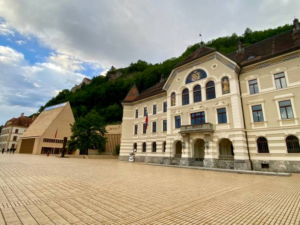 Liechtenstein - Vaduz - Government building ( National Parliament Building)