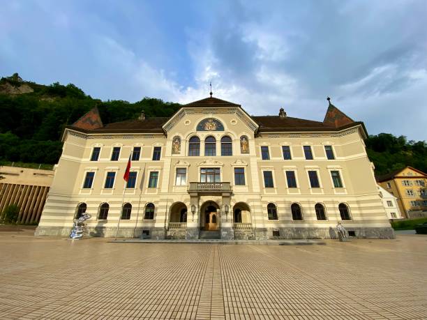 istock Liechtenstein - Vaduz - Government building ( National Parliament Building) 2156328153