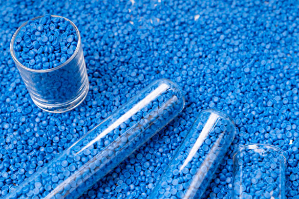 istock Produced from polymer plastic pellet factory. Petrochemical process for producing plastic pellet. Compound bead. polymerase chain reaction. 2156332201