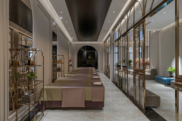 istock HighEnd Luxury Spa A luxurious spa with opulent 2156333660
