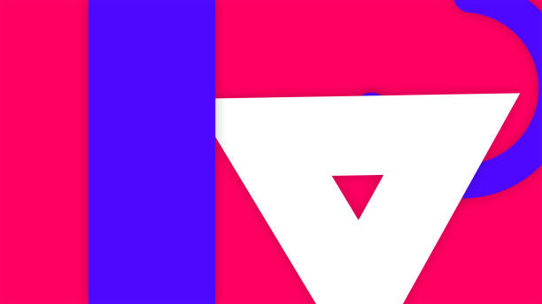 Geometric shapes, empty spaces for product promotion