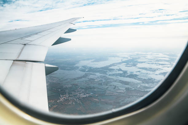 istock Flying above water village 2156335556