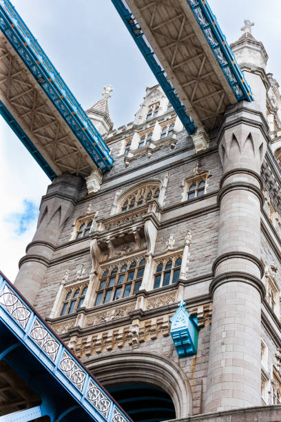 istock Underneath Tower Bridge looking up, London, England. 2156339216