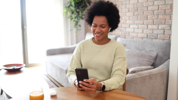 istock Woman talking with someone online 2156350580