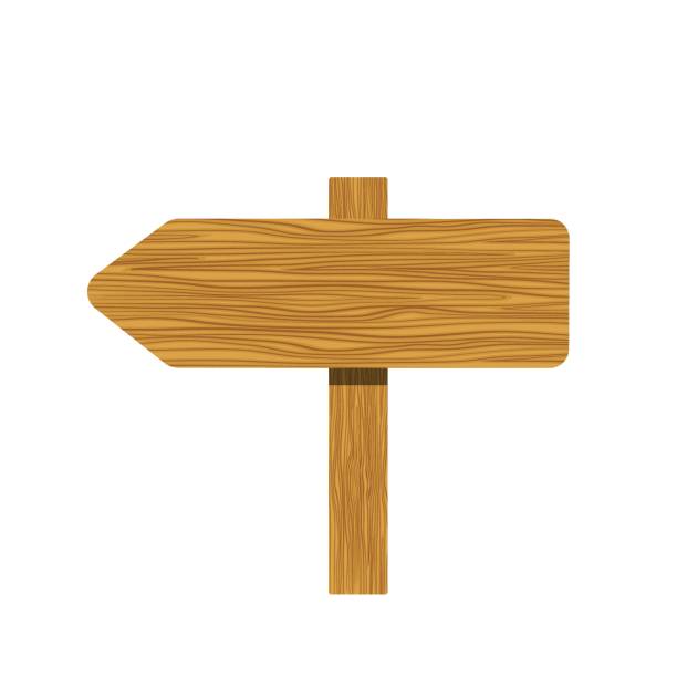istock A wooden directional sign, a blackboard for inscriptions, a wooden sign on a white background. 2156353658