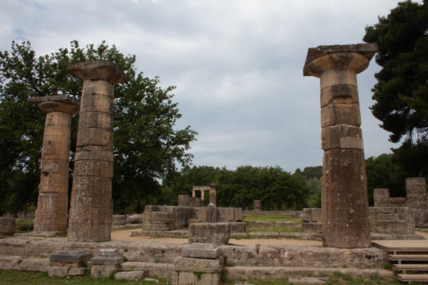 istock Archaia ancient  Olympia temple of Hera 2156358849
