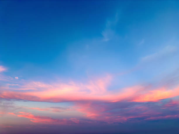 istock Beautiful colorful sunset sky, cloudscape background 2156364314