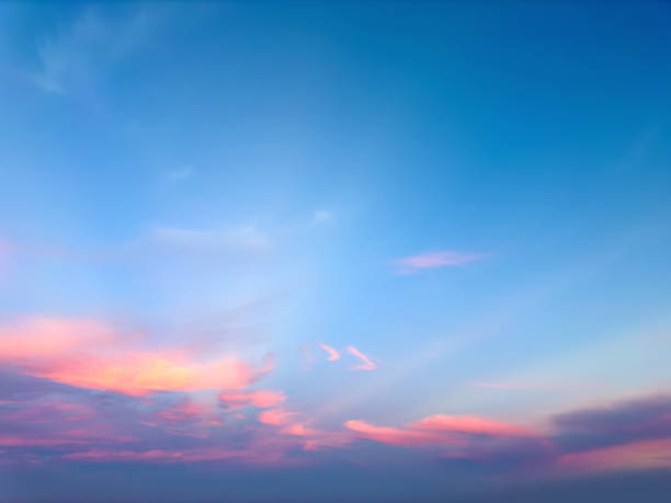 istock Beautiful colorful sunset sky, cloudscape background 2156364353