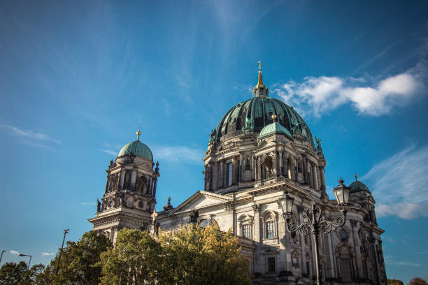 Berlin Cathedral (Berliner Dom) next to Spree River, Berlin, Germany.