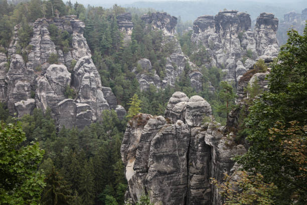 istock Germany Saxony rock mountain pinnacle 2156373698