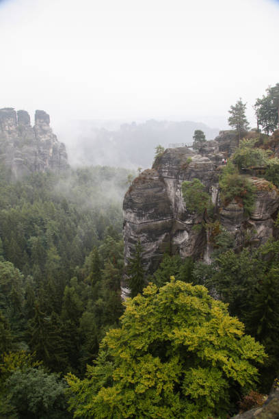 Germany Saxony rock mountain pinnacle