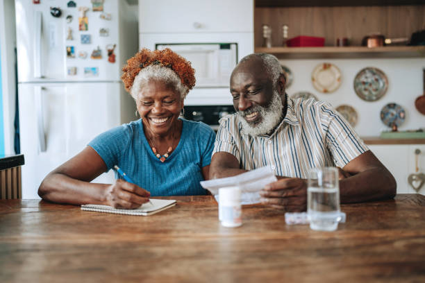 istock senior couple medication at home 2156374839