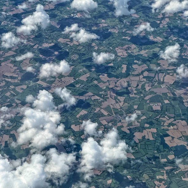 istock Aerial view of farmland 2156376747