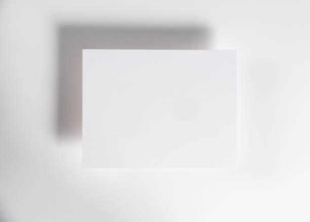 A clean and simple notepad mockup, perfect for displaying sleek and modern design concepts.