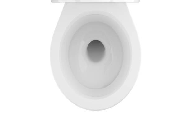 istock Top view. Toilet bowls, transparent background. vector 2156381821