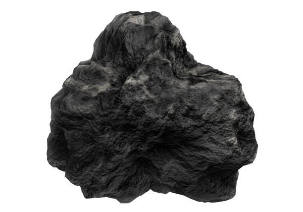Volcanic rocky formation. basalt lava column, giants causeway, Stolbchaty Cape; Kunashir island in Kuril islands chain