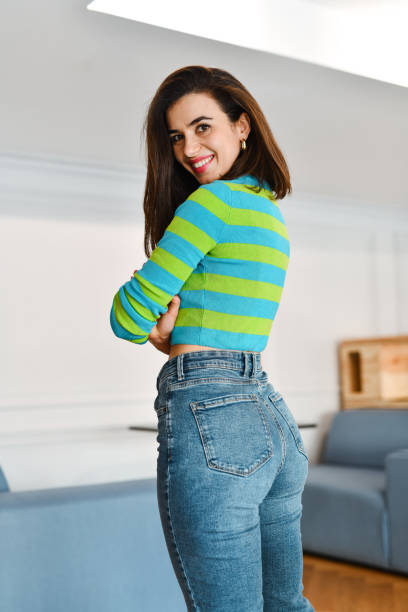Beautiful Female Sharing Positive Attitude And Warm Smiles