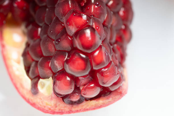 Close-up of an opened pomegranate