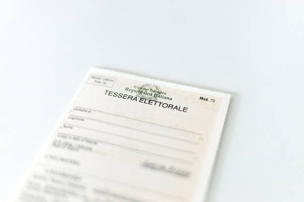 istock Italian Electoral Card (Tessera Elettorale) 2156390485