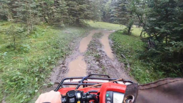 istock POV of young man driving ATV 2156398007