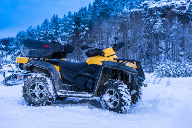 istock ATV  is a yellow color. ATV rentals 2156403342