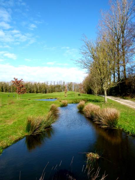 istock spring landscape at Enghien park 2156404137