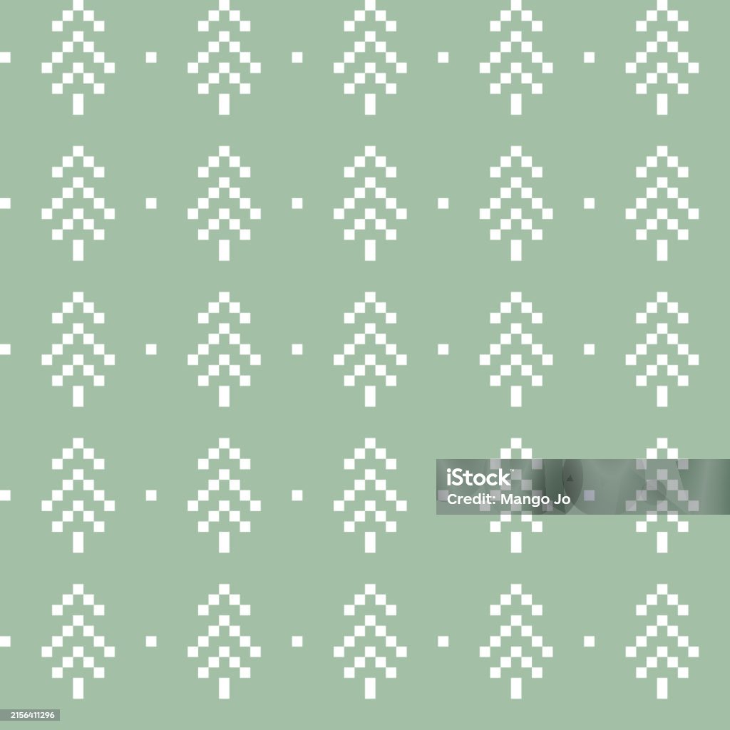 Tree Pattern Background Vector Design Stock Illustration - Download ...