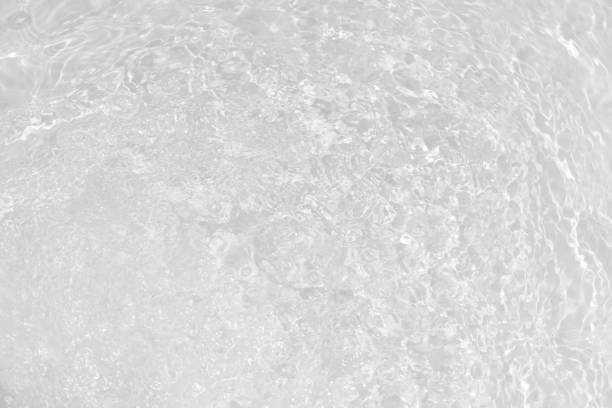 Water ripple texture background, white design
