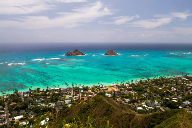 istock Scenic View from Pillbox Lookout, Hawaii 2156413517