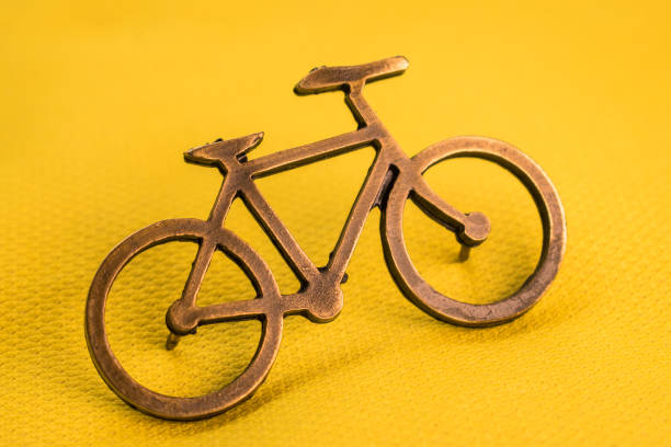 istock High angle view of bycicle pin 2156417473