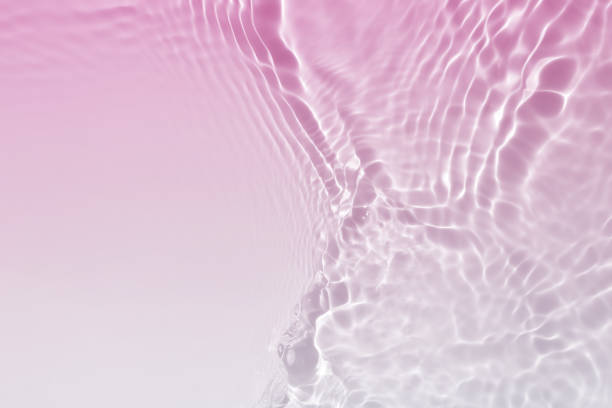 abstract pink white water wave. pure natural swirl pattern texture. background photography.