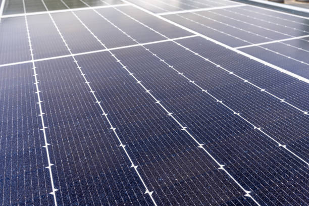 istock Close-up photo of a new solar panel. 2156428215
