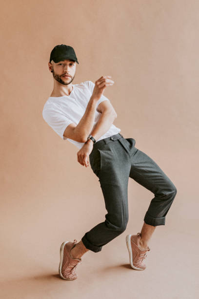 istock Bearded man in a white t-shirt 2156436835