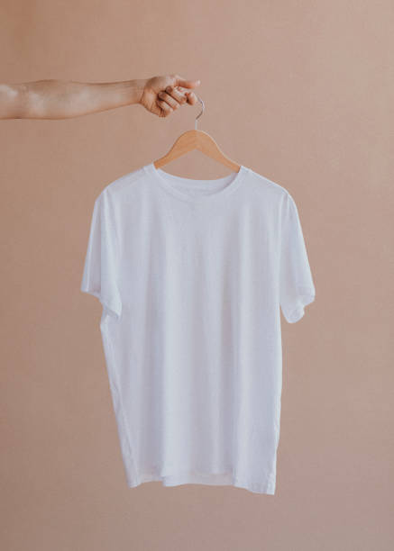 istock White shirt in a hanger 2156444697