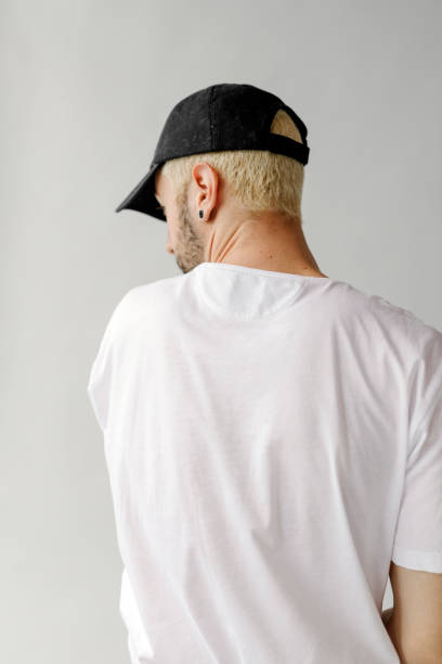 istock Rearview of a man in a white tee 2156445358