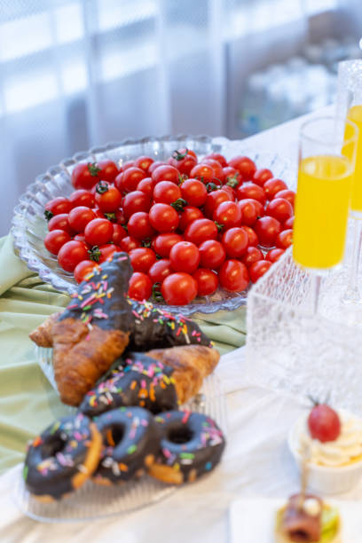 istock Dessert fruits at the dinner party, cherry tomato 2156449610