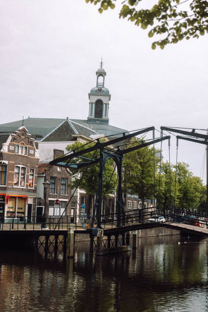 bridge and church in dutch