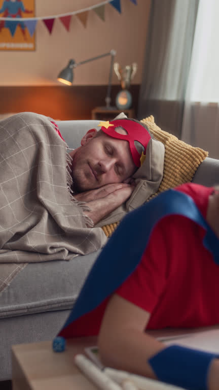 Dad Napping 630+ Dad Asleep On Couch Stock Videos and Royalty-Free Footage - iStock