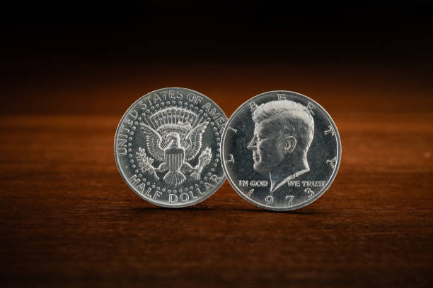 istock Half US Dollar, 50 Cent Coin, John F. Kennedy, 1973 2156464248