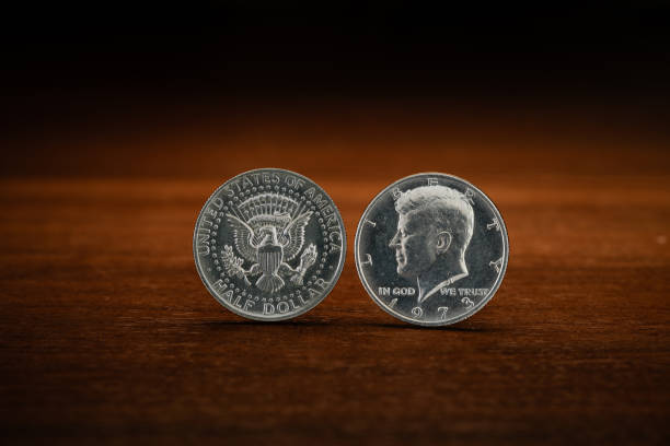 Half US Dollar, 50 Cent Coin, John F. Kennedy, 1973