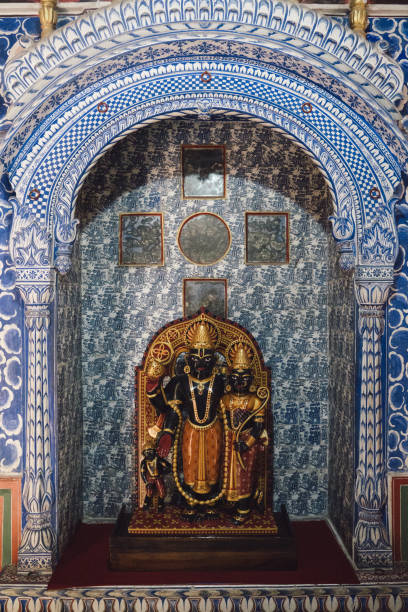 Medieval building Junagarh fort palace in Bikaner with ancient features, showcasing history