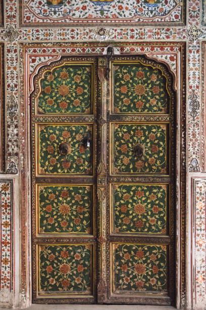 Medieval building Junagarh fort palace in Bikaner with ancient features, showcasing history