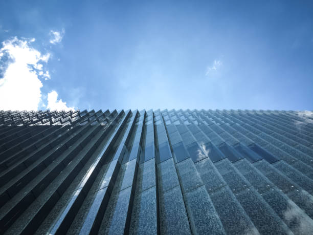 istock Modern glass facade of commercial building 2156477276