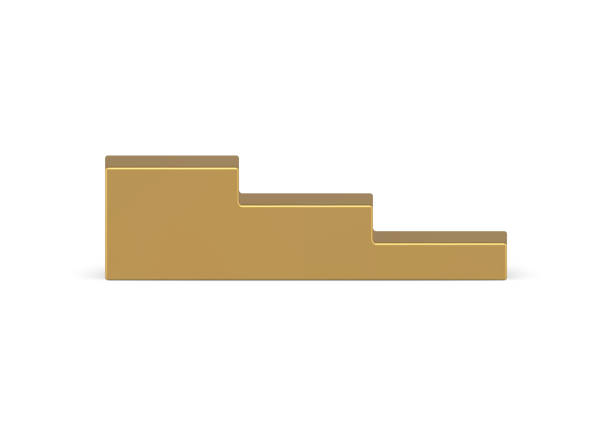 istock Stairs steps metallic golden award ceremony first place competition pedestal realistic vector 2156481546