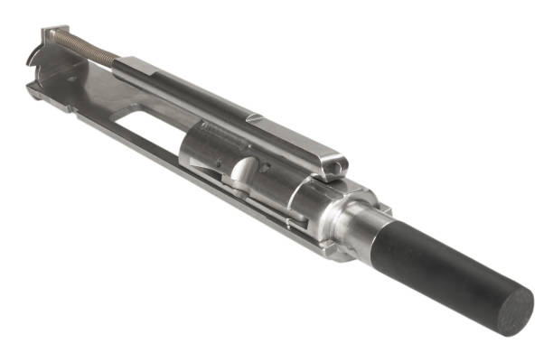 istock Rubber cap protecting end of a 22 long rifle conversion kit for an AR-15 2156482679