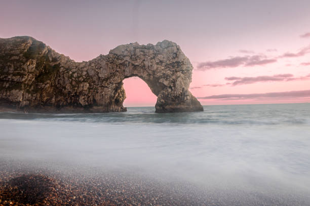 Durdle door Dorset during sunset