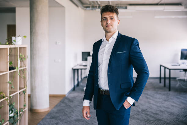 istock Confident businessman in modern office room 2156487812